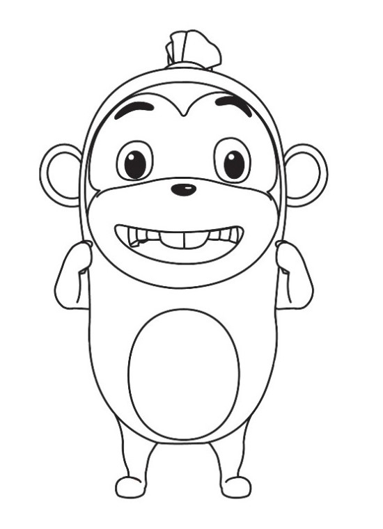 코코몽 색칠공부/냉장고 귀여운 코코몽과 친구 무료색칠공부 : 네이버 블로그