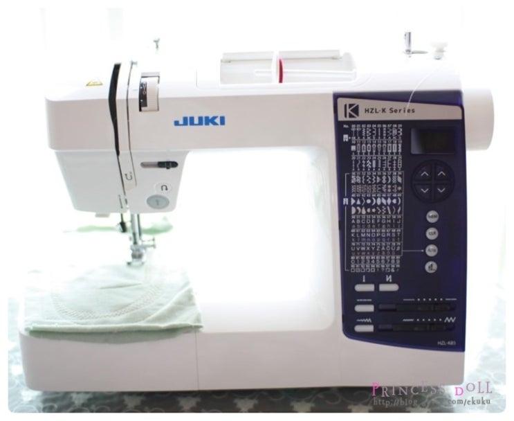 [주키] JUKI HZLK85 가정용 재봉틀(스티치 자수 미싱) 네이버 블로그