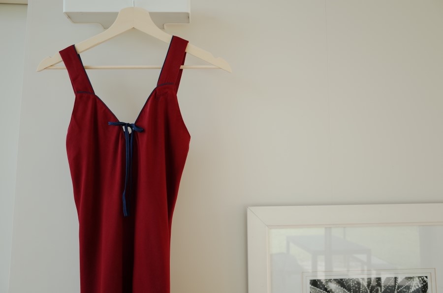 New Wine Silk Pajamas Newlyweds Couple Pajamas Fas