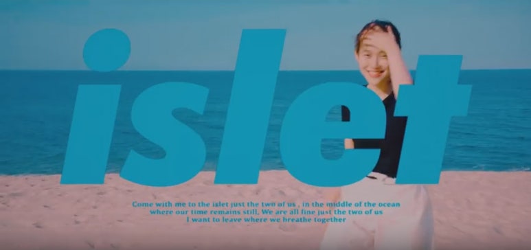 salah satu scene MV Islet